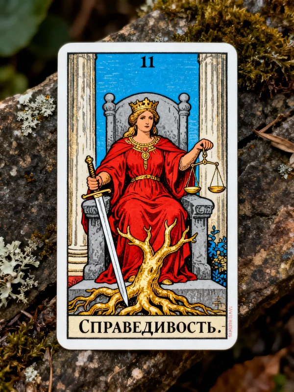 Всё о карте таро Справедливость