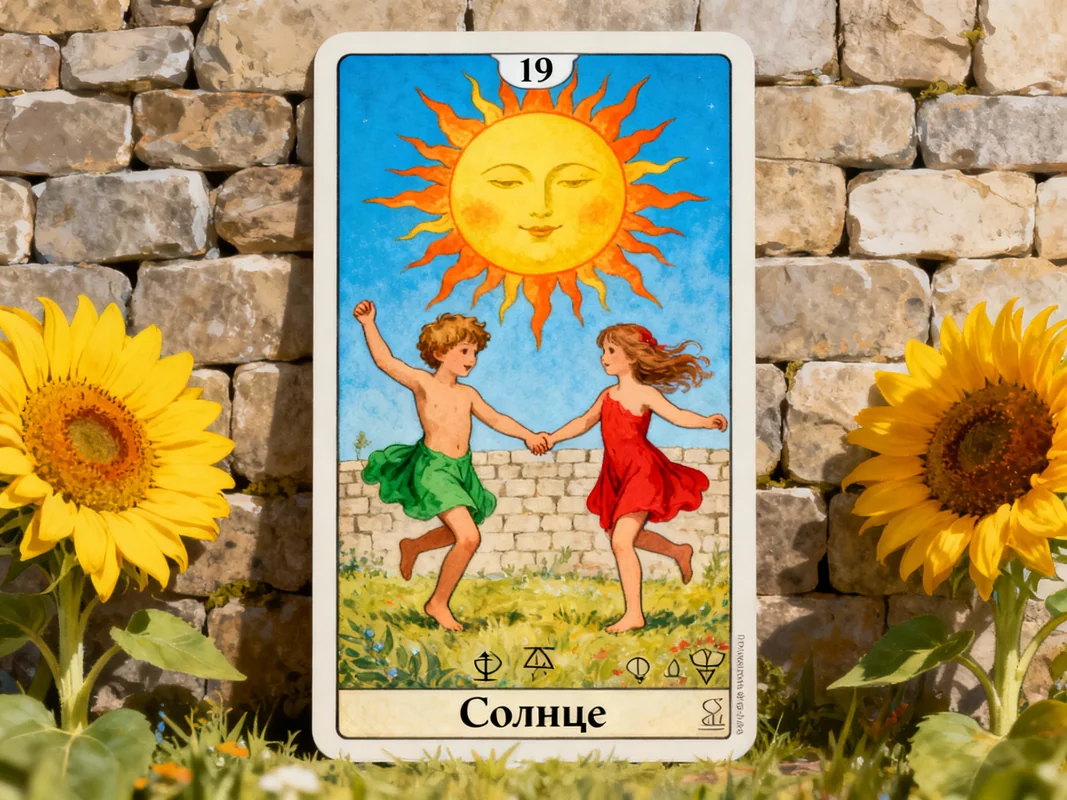 Всё о карте таро Солнце