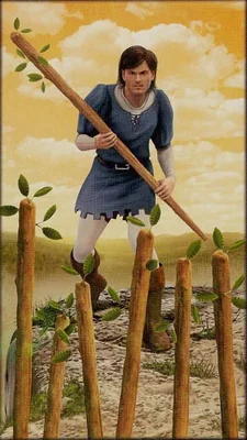 Карта Таро — Семёрка Жезлов!