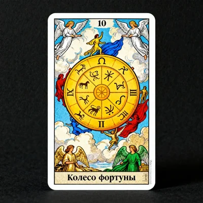 Всё о карте таро Колесо Фортуны